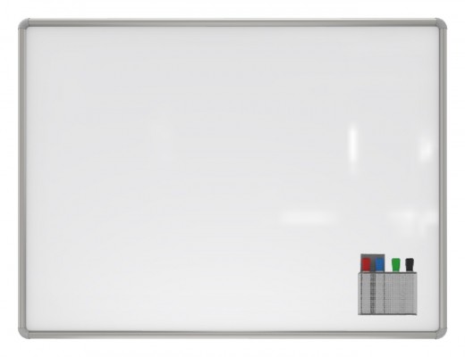 3'x4' Nexus Wall-Mounted Porcelain Magnetic Whiteboard