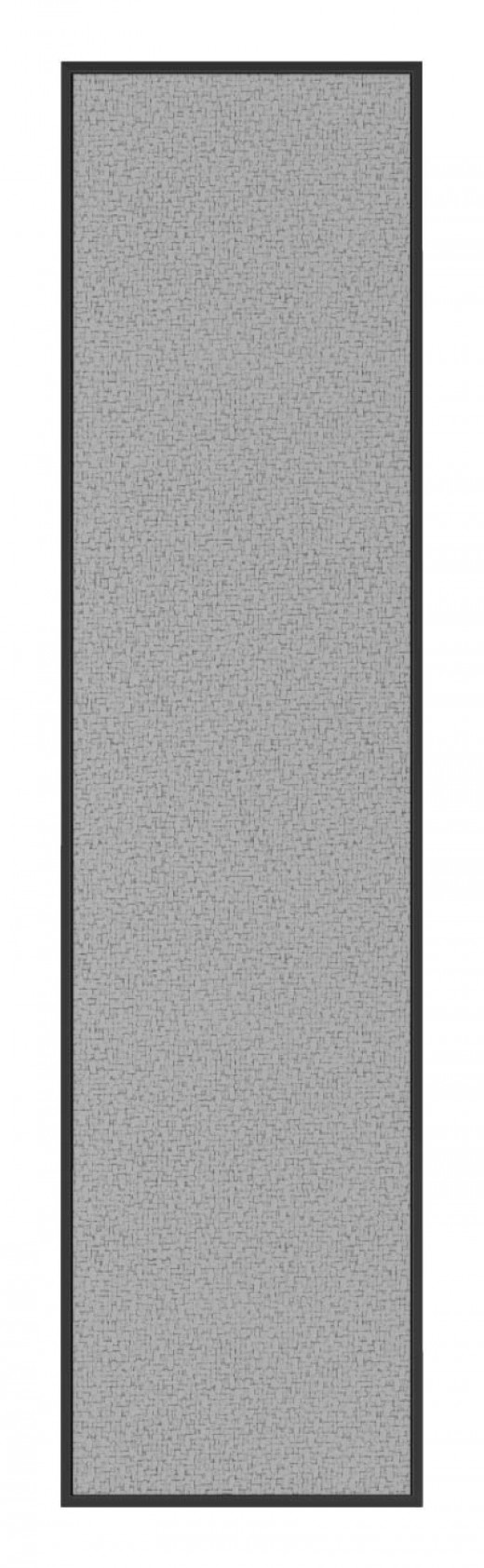 Border Bulletin Board w/ Black Frame, Vertical- 12W x 36H