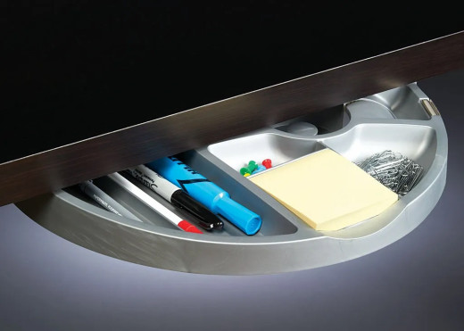 Radius Organizer Tray (Silver)