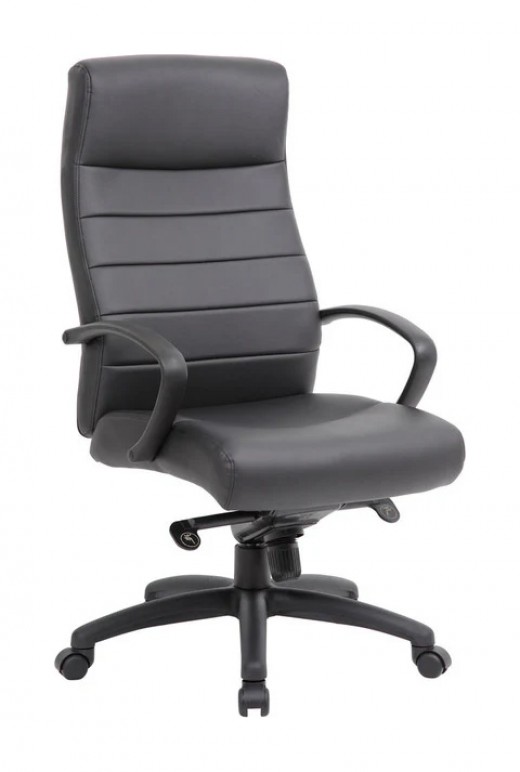 Black Executive High Back Conference Chair - 28.5 D x 24.74 W x 45.25-48.25 H