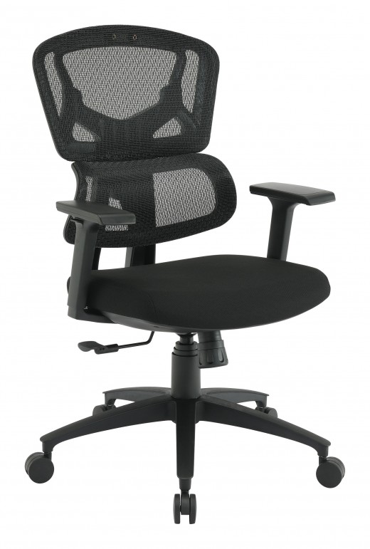 Mesh Back Manager's Chair - 28.5 x 25.5 x 41-44