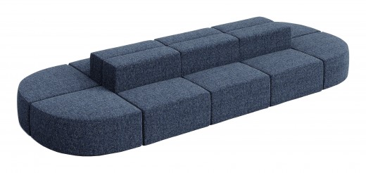 Conversa Sectional Seating - 180 x 72 x 36