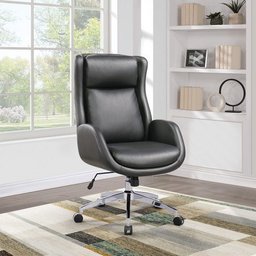 Blanchard Faux Leather Executive Office Chair - 28.75W x 32.5D x 43.5/45.75H