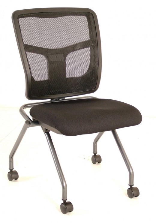 Mesh Armless Nesting Chair