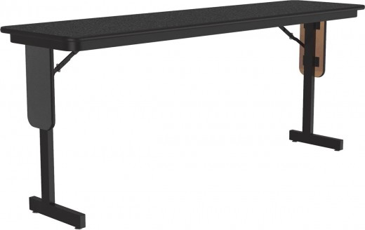 Commercial Laminate Folding Seminar Table with Panel Leg - 72W x 18D x 29H