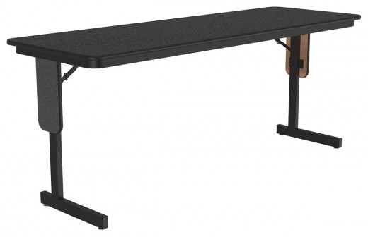 Commercial Laminate Folding Seminar Table with Panel Leg - 72W x 24D x 29H