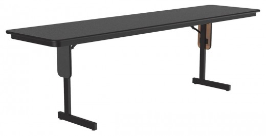 Commercial Laminate Folding Seminar Table with Panel Leg - 96W x 24D x 29H