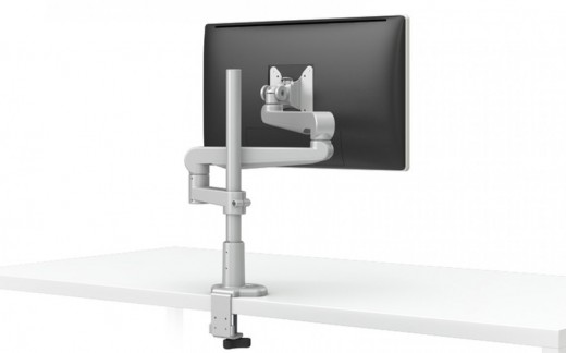 Single Fixed + Fixed Monitor Arm