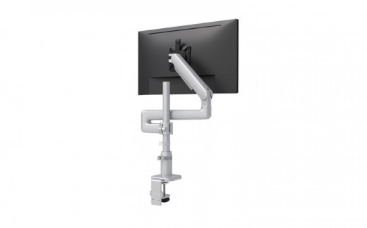 Single Fixed + Motion Monitor Arm - Desk Clamp