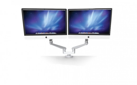 Edge-Max Heavy Duty Dual Monitor Arm