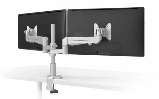 Dual Motion Monitor Arms