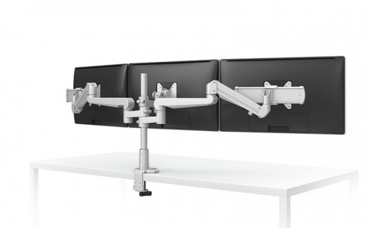 Triple Fixed + Motion + Slider Monitor Arms