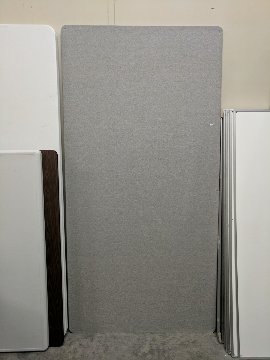 96x48 Large Gray Fabric Bulletin Board Madison Liquidators