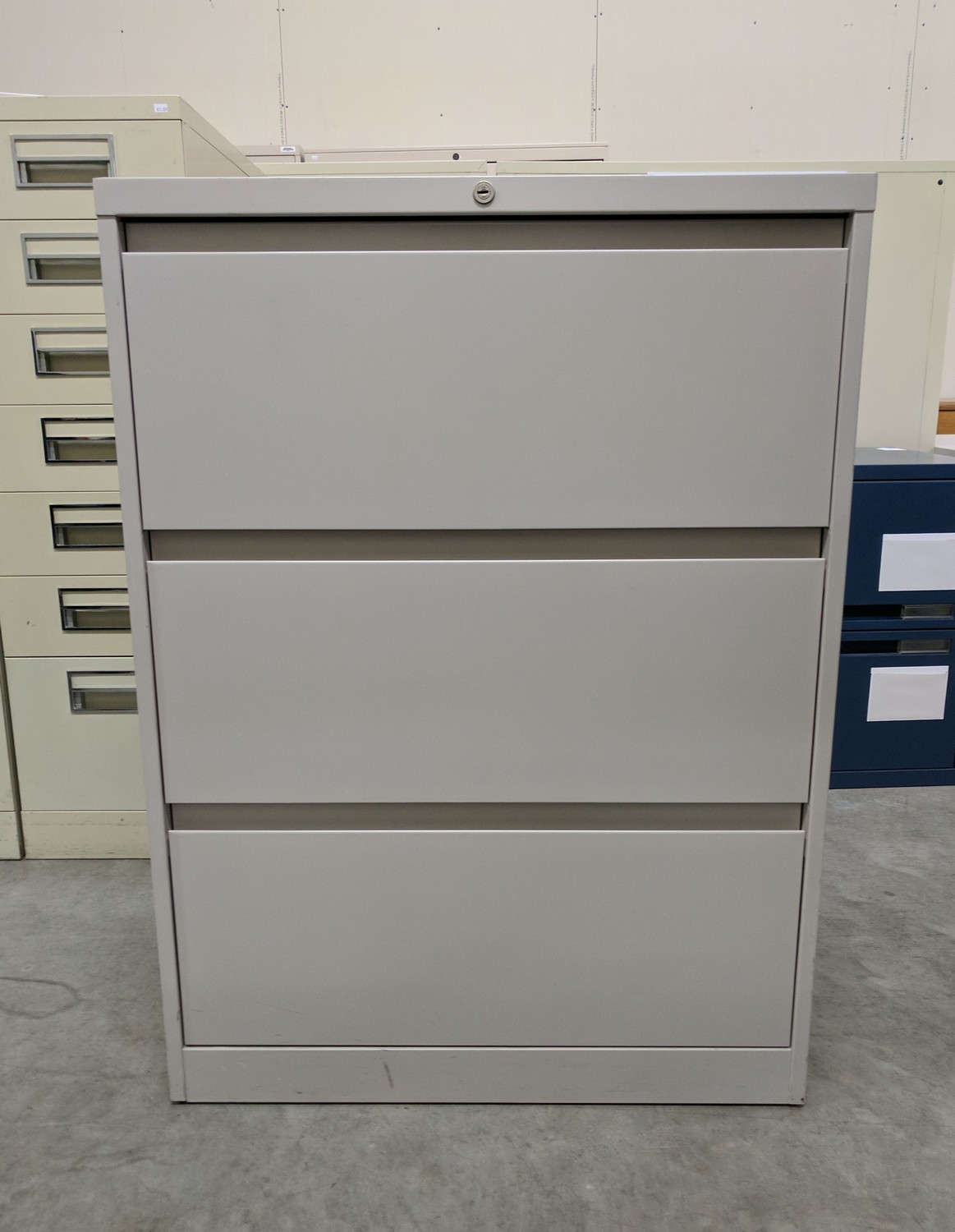 3 Drawer Putty Lateral Filing Cabinets – 30 Inch Wide