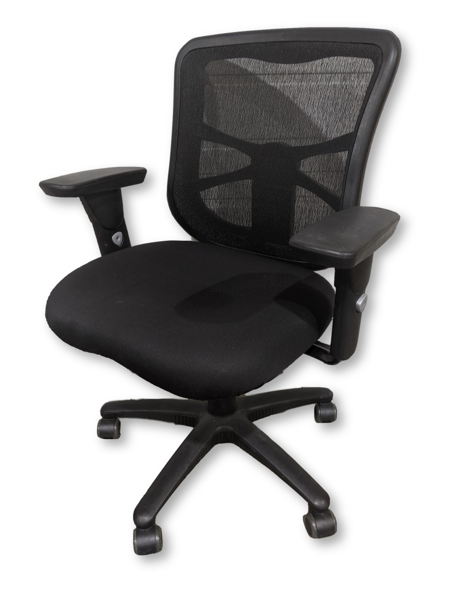 Black Mesh Back Rolling Office Chair | Madison Liquidators