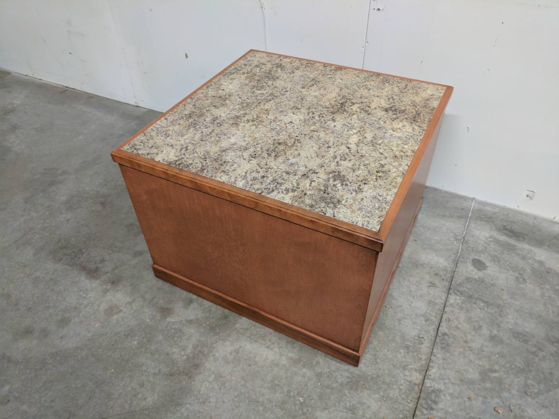 Images Of Oak And Marble Laminate End Table 28 Inch Wide