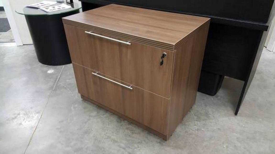 images of modern walnut lateral file filing cabinet