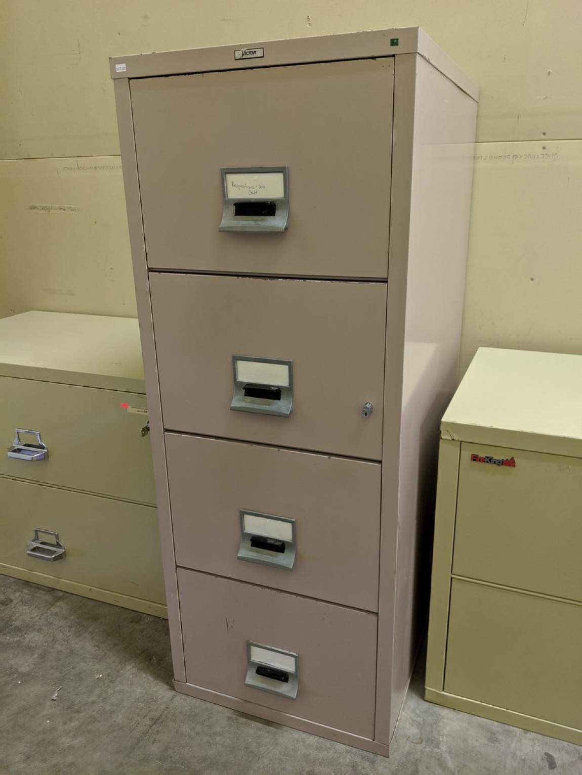 Vector Fireproof 4 Drawer Vertical Filing Cabinet