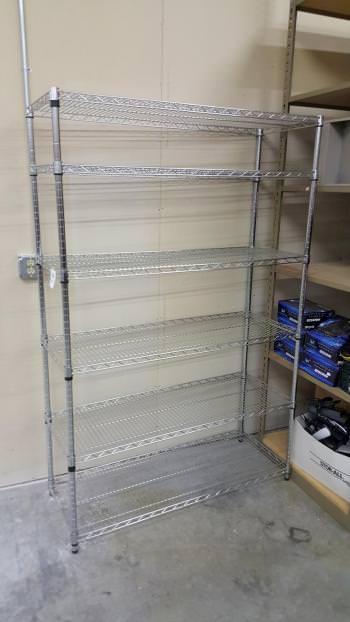 Hdx Nsf Wire Shelf Shelving Rack Madison Liquidators Hdx Nsf Wire Shelf Shelving Rack
