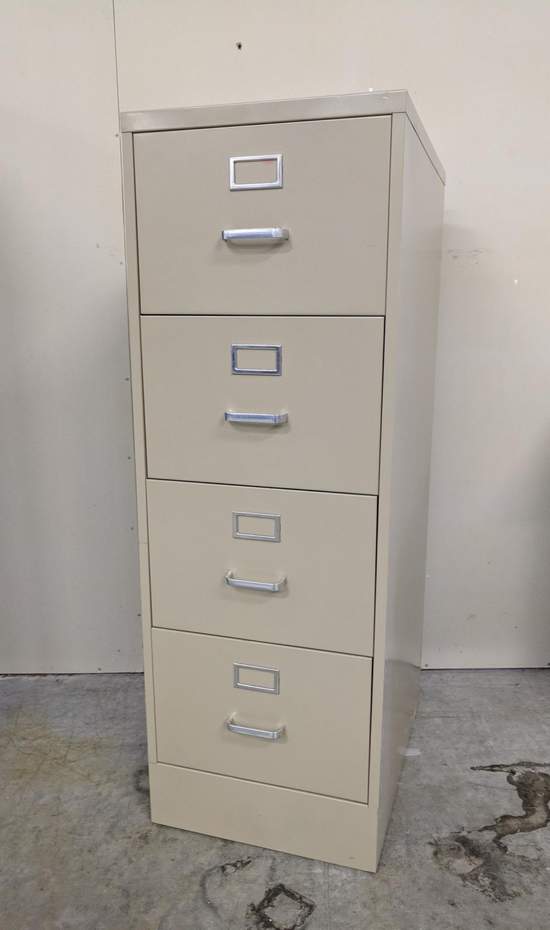 Tan 4 Drawer Vertical Legal File Cabinet Madison Liquidators