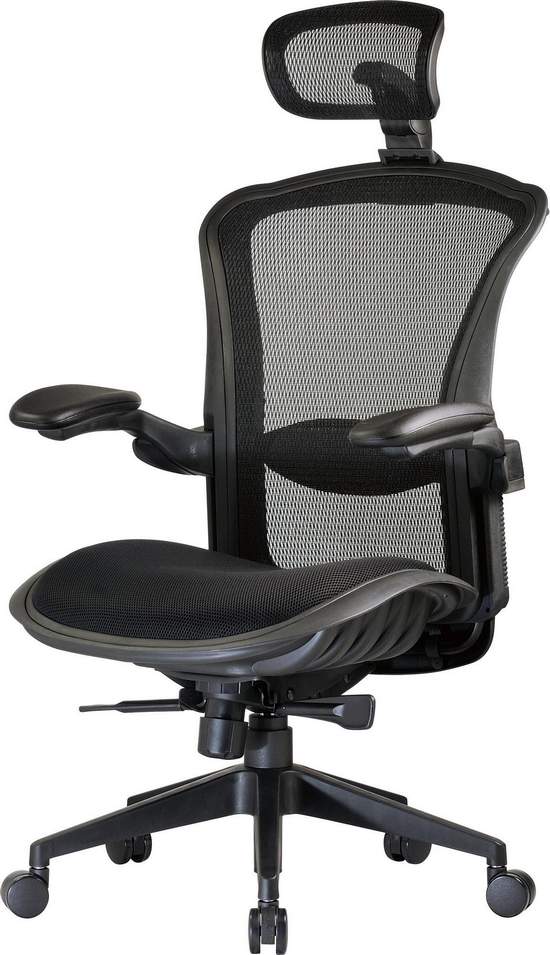 Ergonomic Computer Chair with Mesh Back Contoured Foam ...