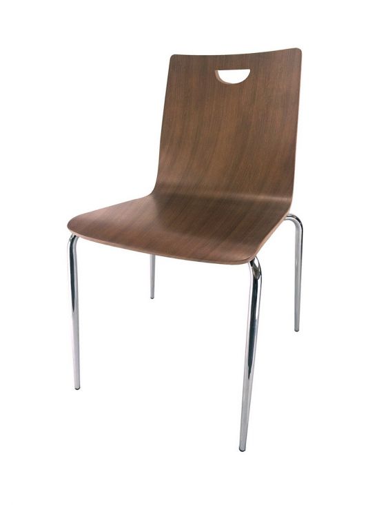 Modern Wood Stacking Chair Madison Liquidators