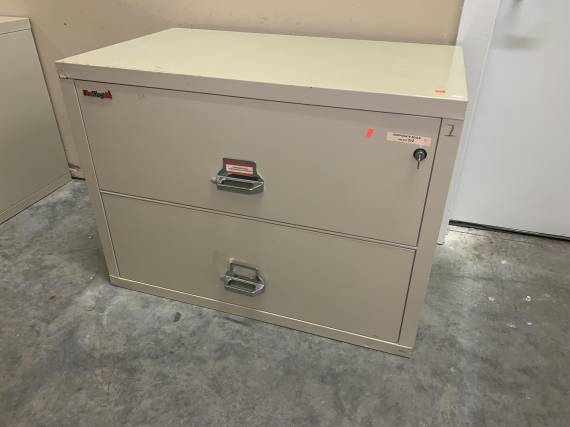 Fireking Fireproof 2 Drawer Lateral Filing Cabinet 38 Inch Wide